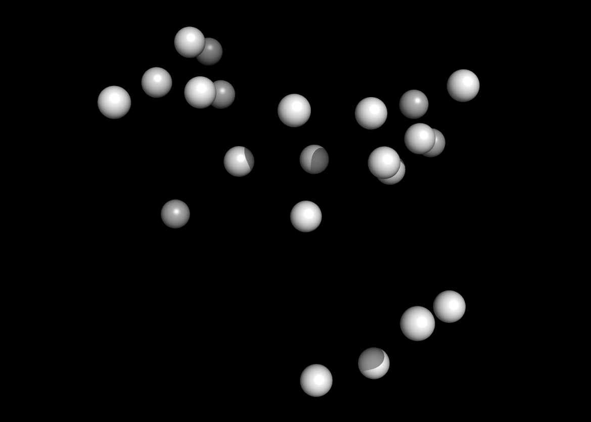 selected 1W1X atoms