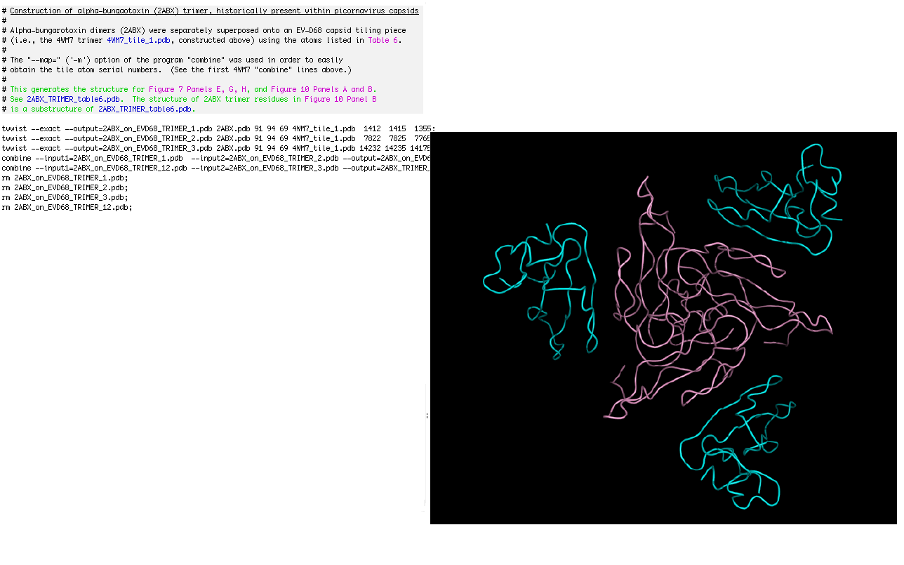 Creating alpha-bungarotoxin Trimers