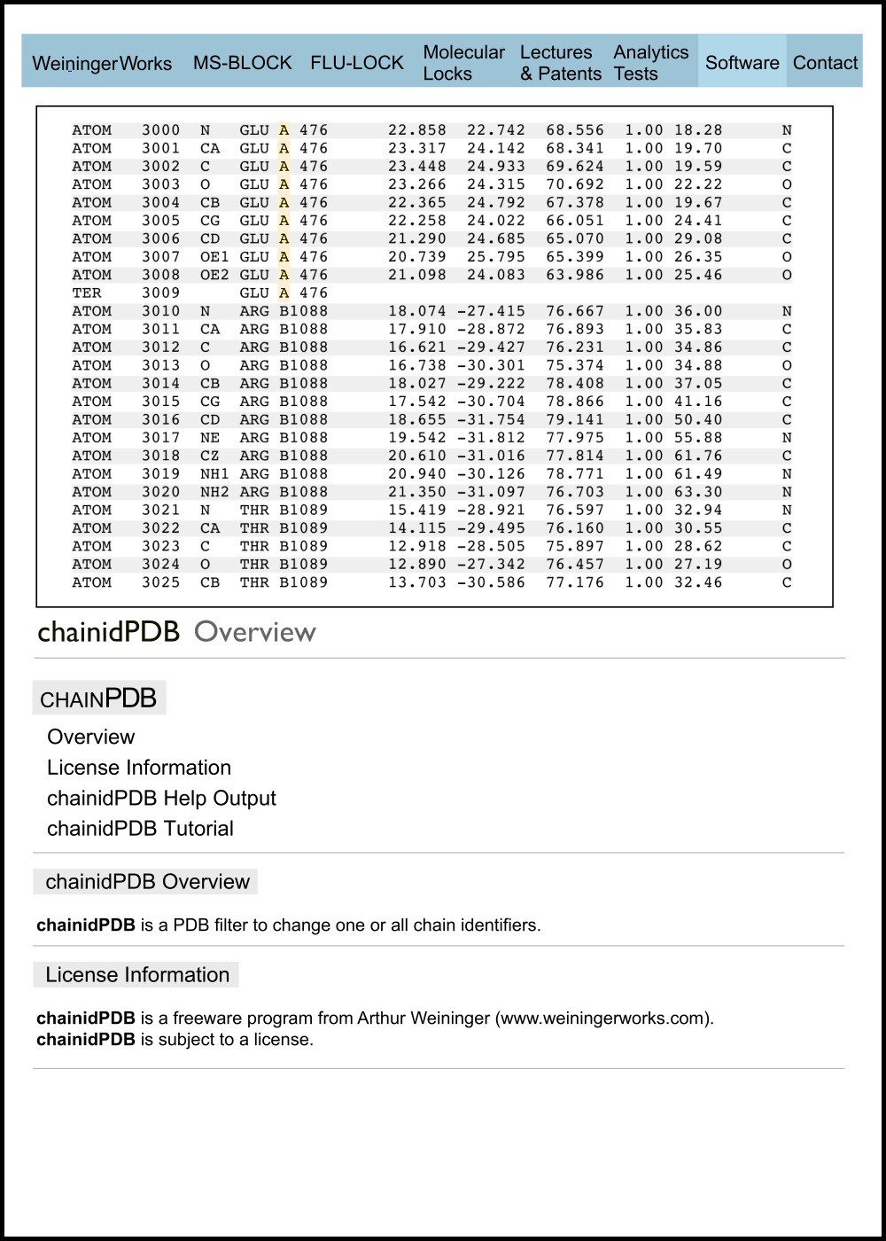 chainidPDB
